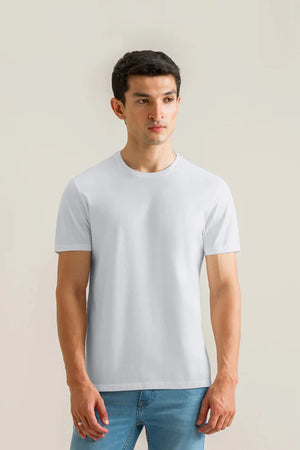 White Basic Tee