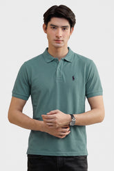 Alpine Men’s Hunter Green Cotton Polo Shirt – Heritage Polo Club