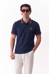 Alpine Men’s Navy Blue Cotton Polo Shirt - Limited Edition
