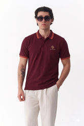 Alpine Men’s Maroon Cotton Polo Shirt - Limited Edition