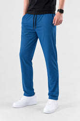 Alpine Men’s Teal Blue Imported Square Mesh Lycra Trouser