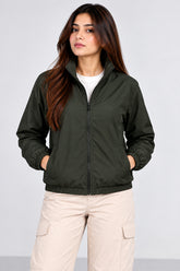Alpine Women's Wind Breaker Dark Green