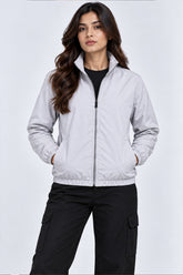Alpine Women's Wind Breaker Silver Grey