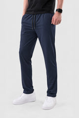 Alpine Men’s Navy Blue Imported Square Mesh Lycra Trouser