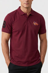 Alpine Men’s Maroon Cotton Polo Shirt - Pro Sport Edition