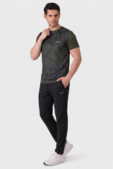 Alpine Men's - Imported Tracksuit - Black Olive