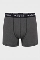 Alpine Men’s Dark Grey Cotton Boxer – Premium Soft Fabric
