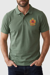 Alpine Men’s Light Green Cotton Polo Shirt - Crown Edition
