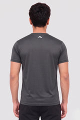 Alpine Men’s Dark Grey Imported Dry Fit T-Shirt – Performance Edition