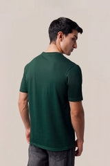Alpine Soundwave Graphic T-Shirt Dark Green – Premium Cotton Tee
