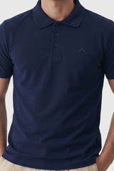 Alpine Men’s Navy Blue Polo – Elite Minimal Series
