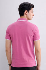 Alpine Men’s Fuchsia Polo Shirt – Executive Fit