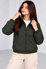 Alpine Women's Wind Breaker Dark Green