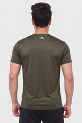 Alpine Men’s Olive Imported Dry Fit T-Shirt – Performance Edition