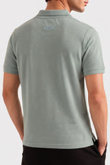 Alpine Men’s Premium Zip Polo – Hunter Green