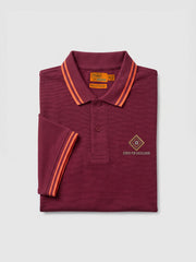 Alpine Men’s Maroon Cotton Polo Shirt - Limited Edition