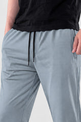 Alpine Men’s Silver Grey Imported Square Mesh Lycra Trouser