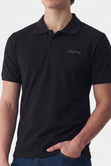 Alpine Men’s Black Essential Polo Shirt