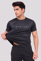 Alpine Men’s Black Imported Dry Fit T-Shirt – Performance Edition