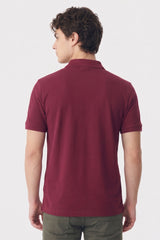 Alpine Men’s Maroon Essential Polo Shirt