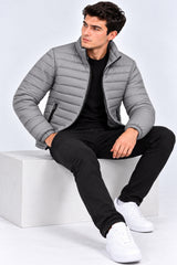 Alpine Men’s Puffer Jacket Grey
