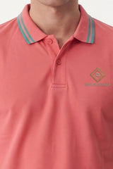 Alpine Men’s Ash Rose Cotton Polo Shirt - Limited Edition