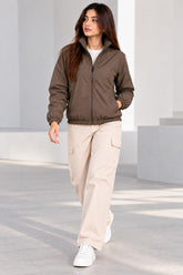 Alpine Women's Wind Breaker Chocolate Brown
