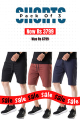 Alpine - Lycra Short Bundle Offer - Black, Navy Blue & Maroon