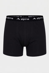 Alpine Men’s Black Cotton Boxer – Premium Soft Fabric