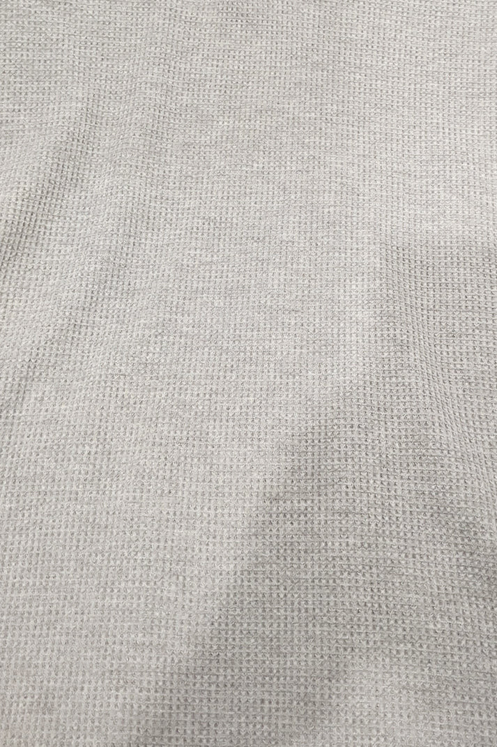 Gray V Neck Knitted Polos