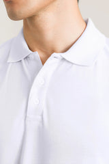 White Basic Polo