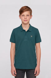 Alpine Kids Minimal Polo Dark Green – Premium Quality