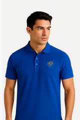 Blue Basic Lion Polo