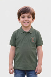 Alpine Kids Polo Shirt Light Green – Premium Cotton