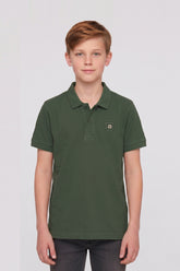 Alpine Kids Minimal Polo Light Green – Premium Quality
