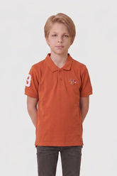 Alpine Kids Classic Polo Shirt Mustard – Premium Cotton