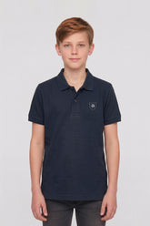 Alpine Kids Minimal Polo Navy Blue – Premium Quality