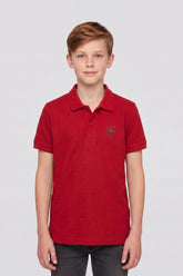 Alpine Kids Minimal Polo Red – Premium Quality