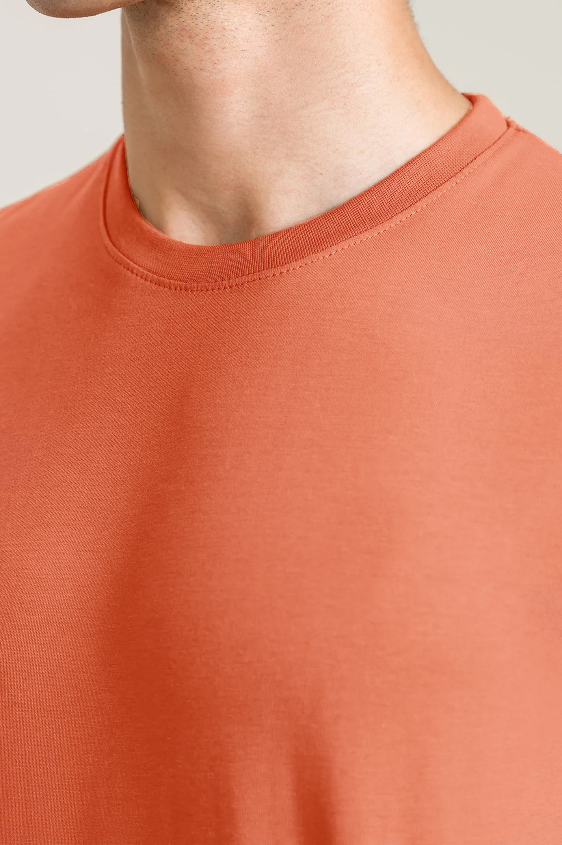 Peach Basic Tee