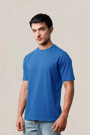 Royal Blue Basic Tee