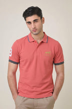 Alpine Men’s - Ash Rose Cotton Polo Shirt