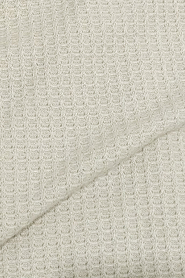 White V Neck Knitted Polos Main Image