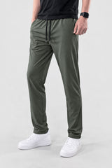 Alpine Men’s Olive Imported Square Mesh  Lycra Trouser