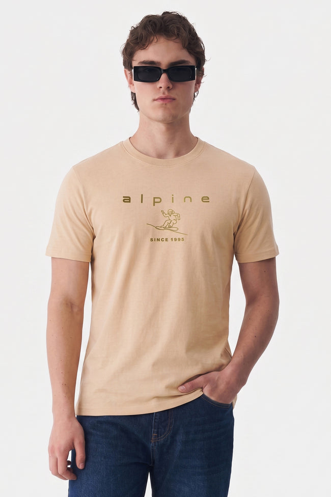 Alpine Men’s Sand High Density Graphic Tee Hover Image