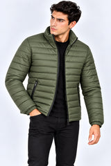 Alpine Men’s Puffer Jacket Grey Olive