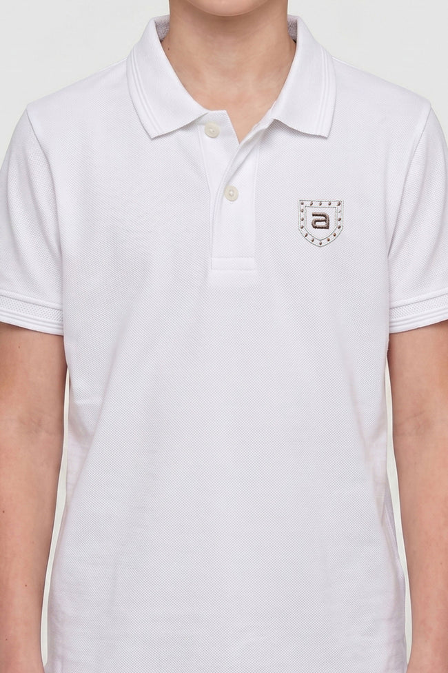 Alpine Kids Minimal Polo White – Premium Quality Main Image