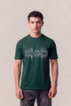 Alpine Soundwave Graphic T-Shirt Dark Green – Premium Cotton Tee