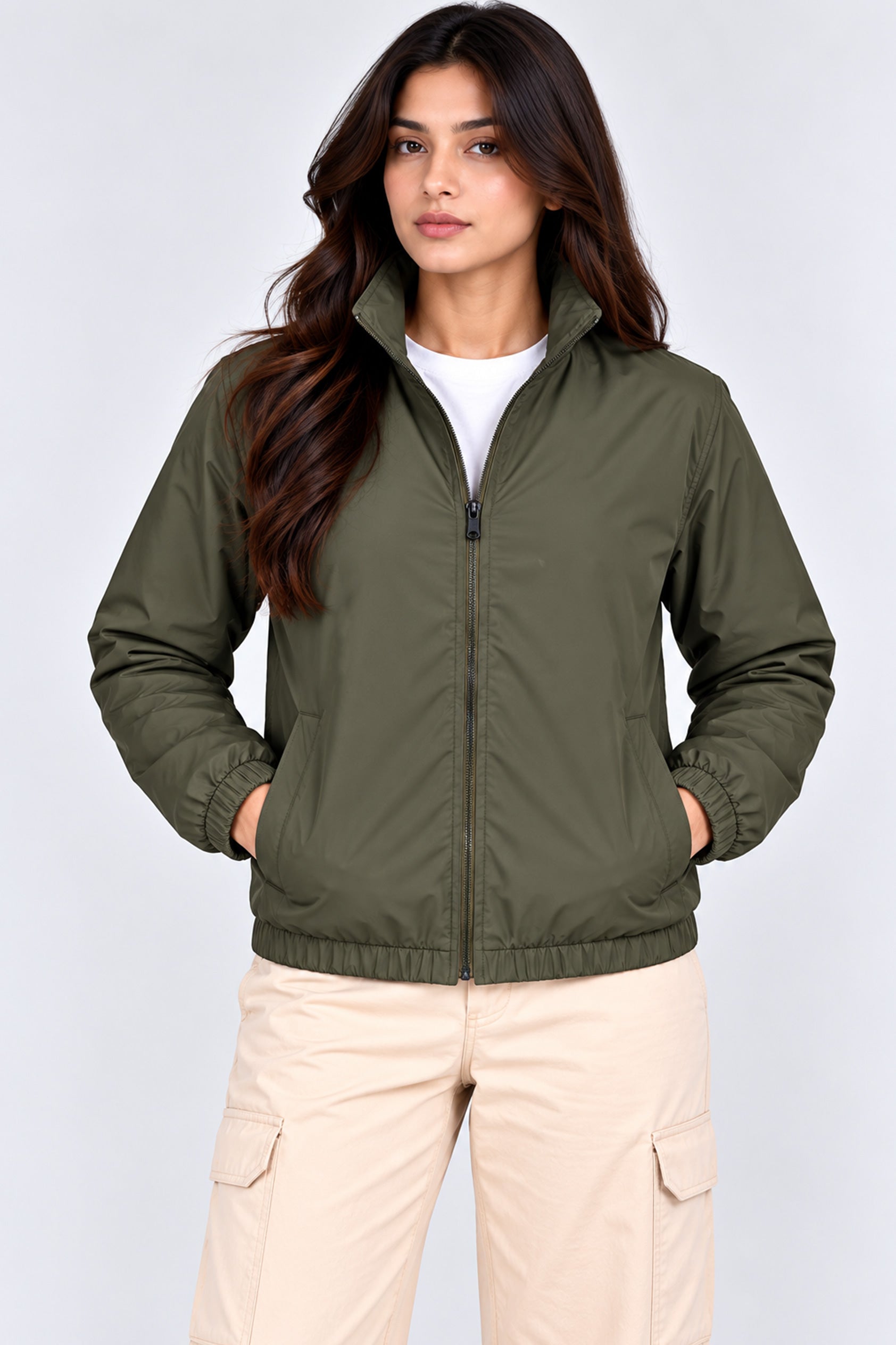 Alpine Women's Wind Breaker Olive