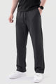 Alpine Textured Men’s Trousers Black - Straight Fit