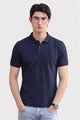 Alpine Men’s Navy Blue Cotton Polo Shirt – Heritage Polo Club